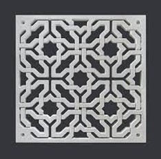 تایل مشبک نمای خشک gfrc